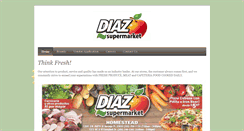 Desktop Screenshot of diazsupermarket.net