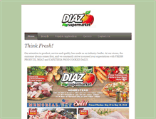 Tablet Screenshot of diazsupermarket.net